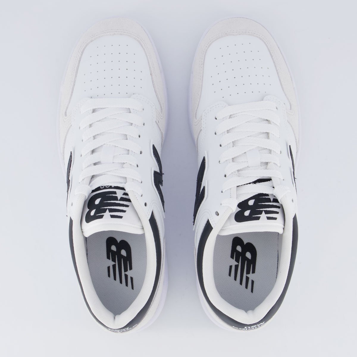 Tênis New Balance 480 Low Branco e Preto Branco/Preto 4