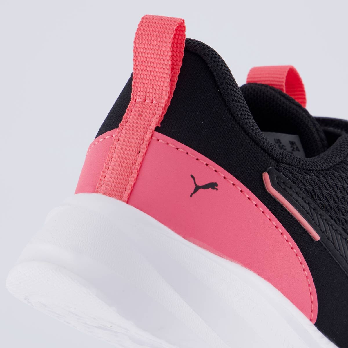 Tênis Puma Flyer 3 Infantil Preto e Rosa Preto/Rosa 6