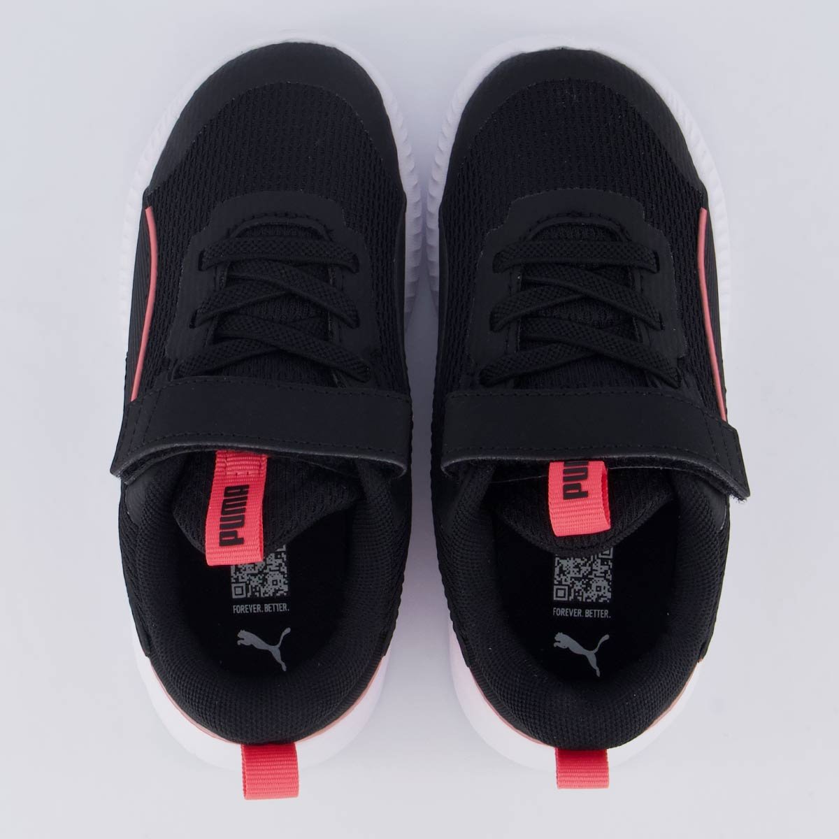Tênis Puma Flyer 3 Infantil Preto e Rosa Preto/Rosa 4