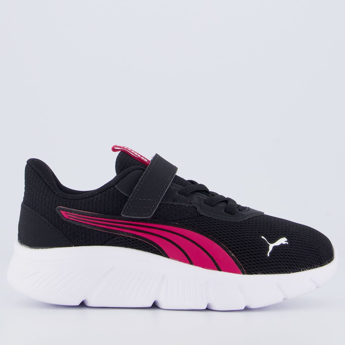 Tênis Puma Flexfocus Modern Juvenil Preto e Rosa