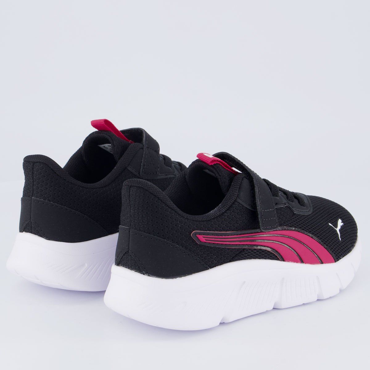 Tênis Puma Flexfocus Modern Juvenil Preto e Rosa Preto/Rosa 3