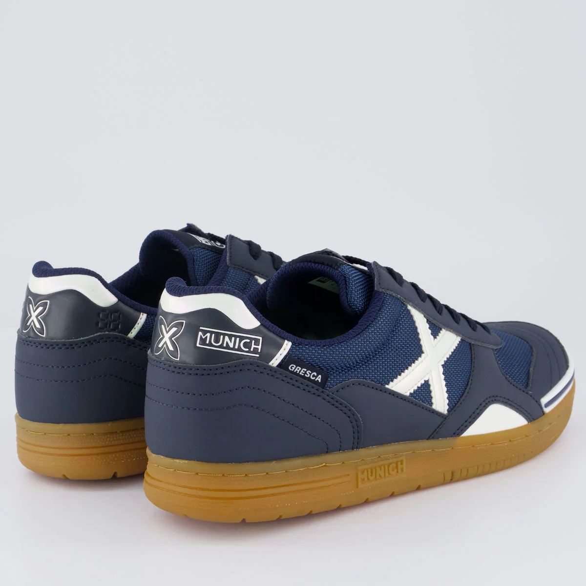 Chuteira Munich Gresca Futsal Marinho Azul Marinho 3