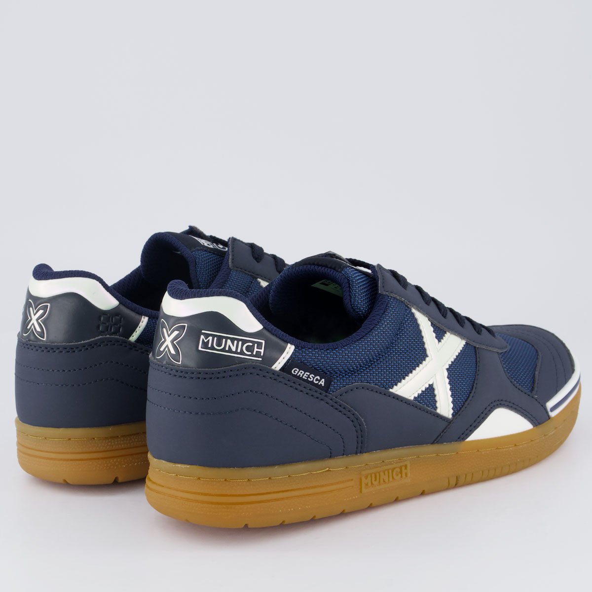 Chuteira Munich Gresca Futsal Marinho Azul Marinho 3