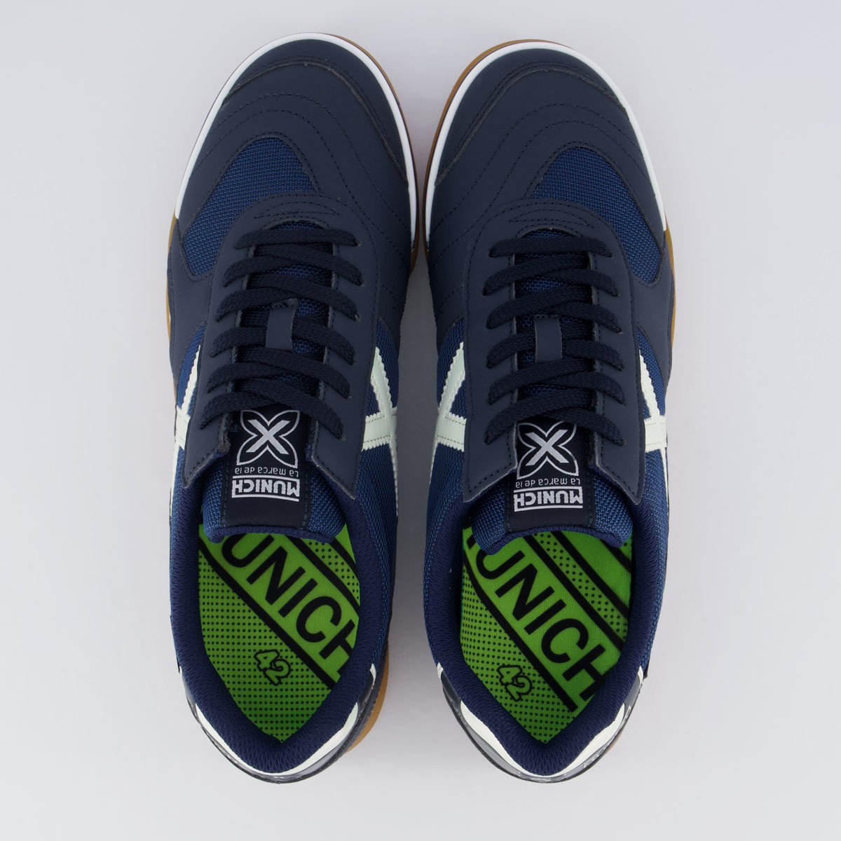 Chuteira Munich Gresca Futsal Marinho Azul Marinho 4