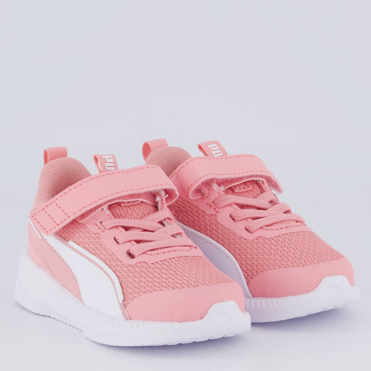 Tênis Puma Flyer 3 Infantil Rosa Rosa/Branco 2