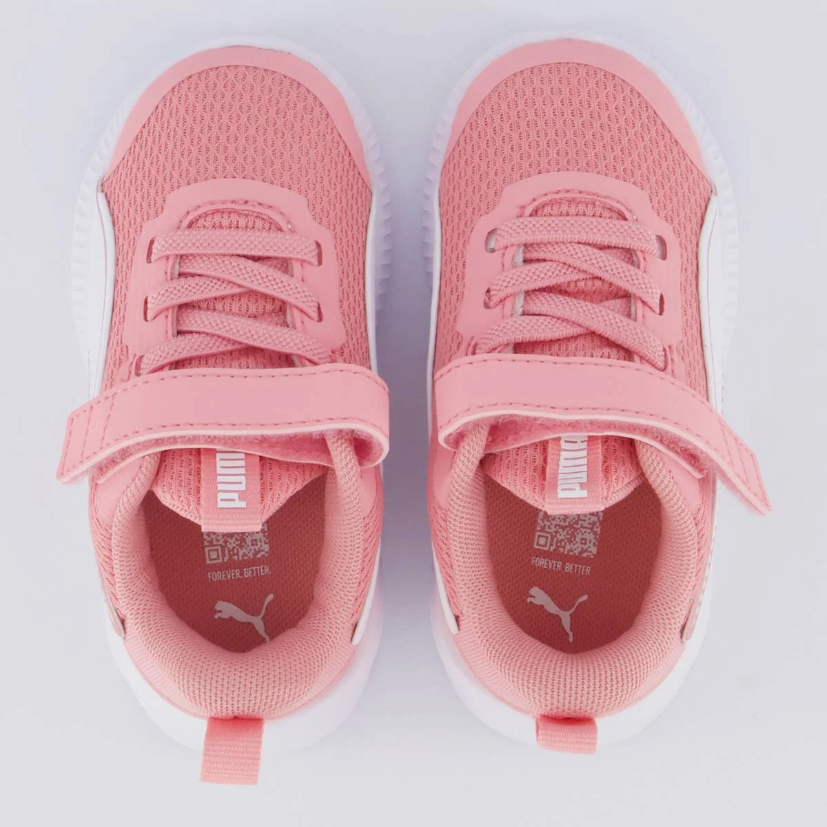 Tênis Puma Flyer 3 Infantil Rosa Rosa/Branco 4
