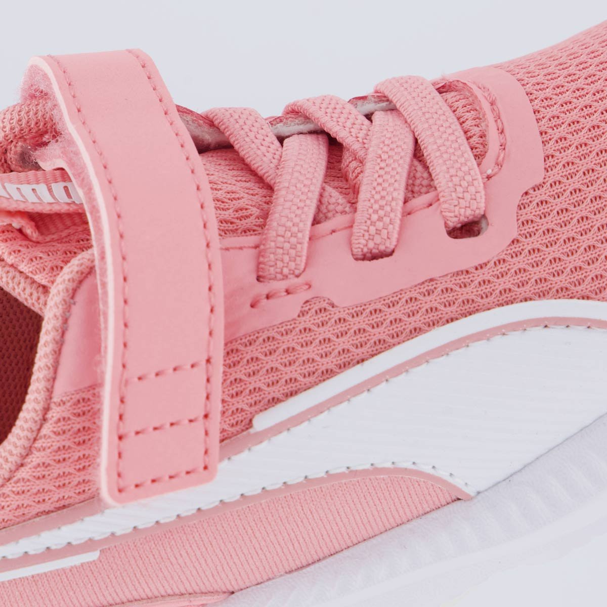 Tênis Puma Flyer 3 Infantil Rosa Rosa/Branco 7