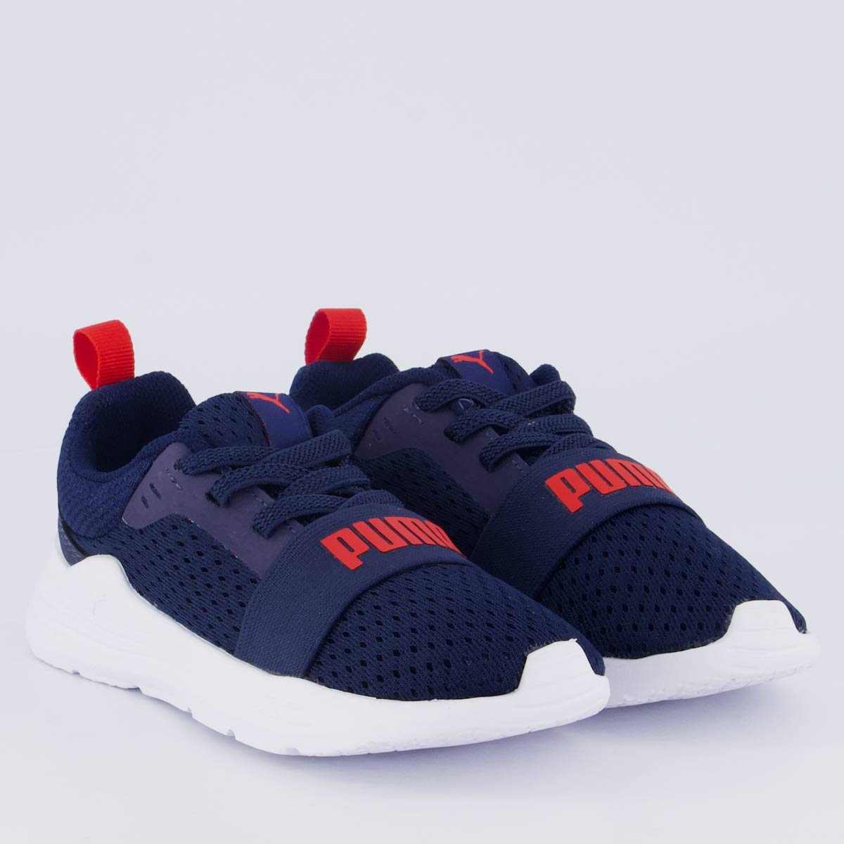 Tênis Puma Wired Run Infantil Marinho Azul Marinho 2