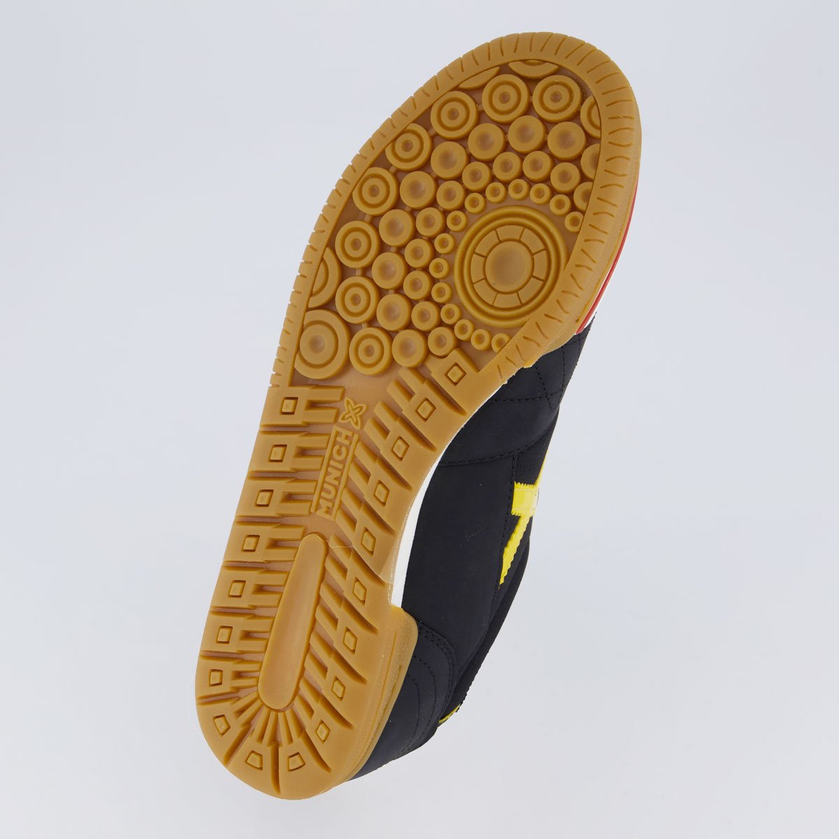Chuteira Munich Gresca Preta e Amarela Futsal Preto/Amarelo 5