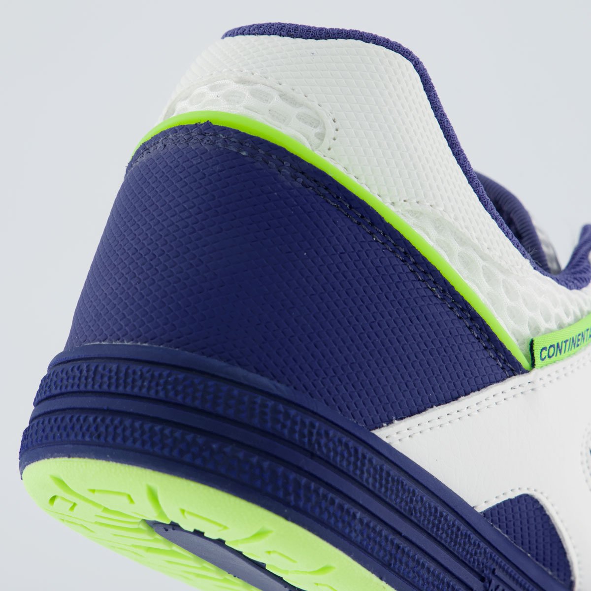 Chuteira Munich Continental V2 Branca e Marinho Futsal Branco/Azul/Verde 6