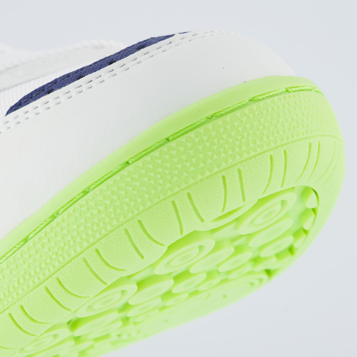 Chuteira Munich Continental V2 Branca e Marinho Futsal Branco/Azul/Verde 8