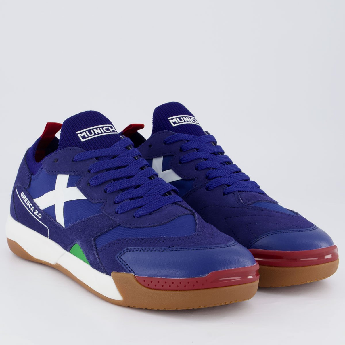 Chuteira Munich New Gresca 2.0 Azul Futsal Azul 2