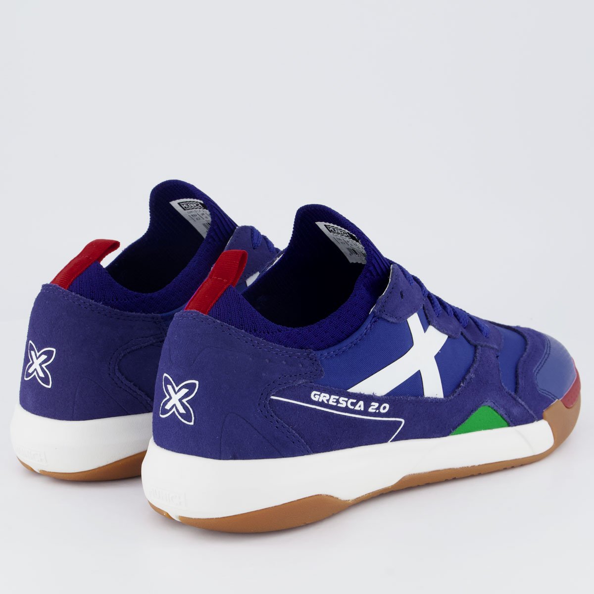 Chuteira Munich New Gresca 2.0 Azul Futsal Azul 3