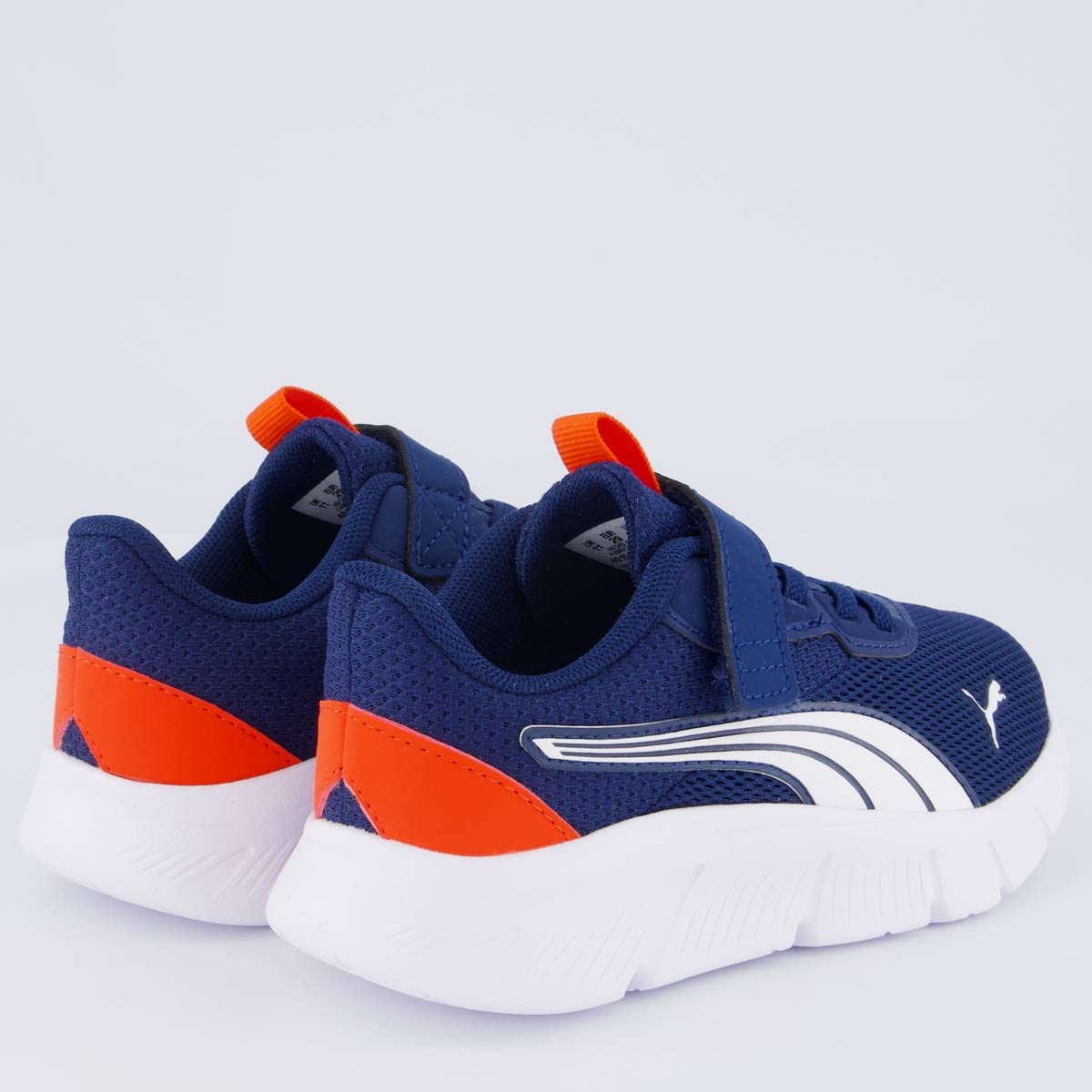 Tênis Puma Flexfocus Modern Juvenil Marinho e Laranja Marinho/Laranja 3