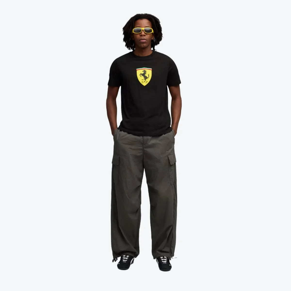 Camiseta Puma Ferrari Sportswear Preta Preto 3