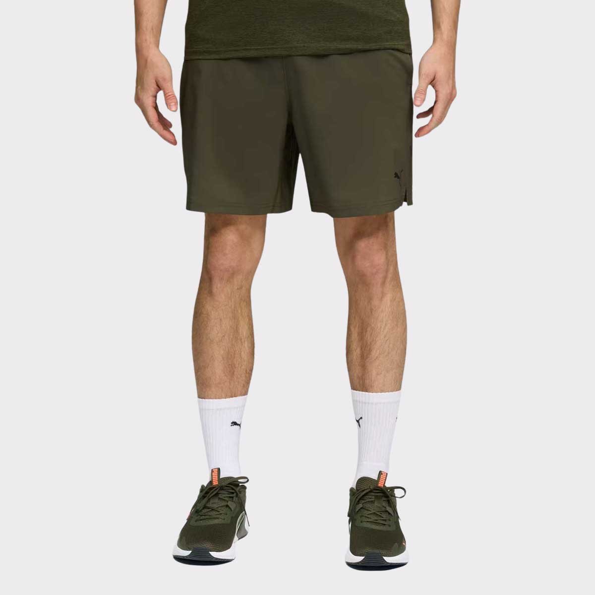 Shorts Puma Tad Essentials 7 Verde Oliva
