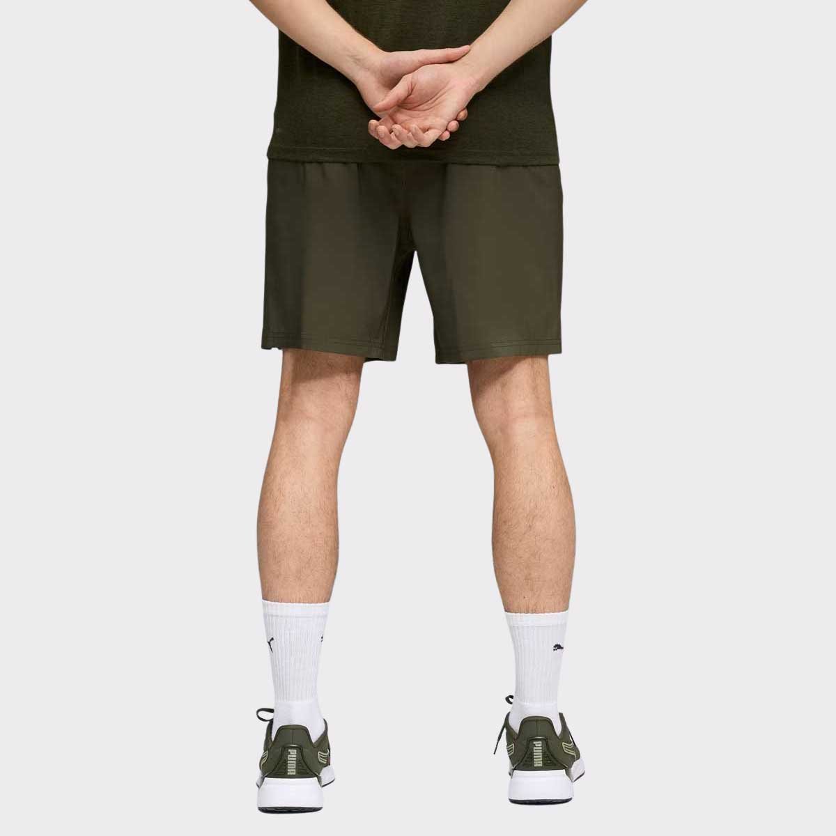 Shorts Puma Tad Essentials 7 Verde Oliva Verde 2