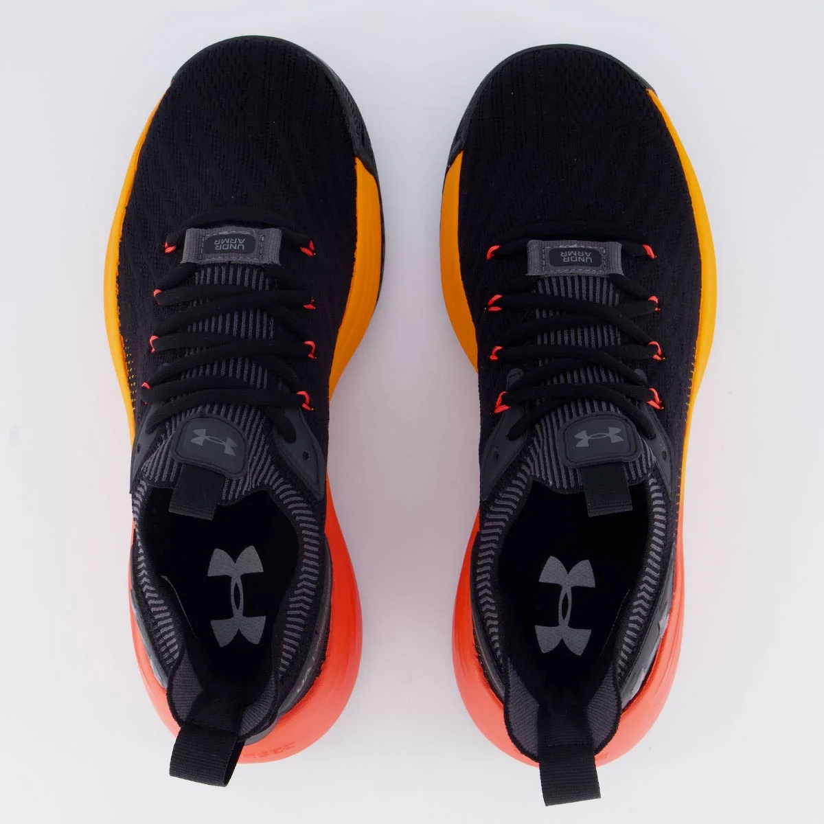 Tênis Under Armour Hooper Preto e Laranja Preto/Laranja 4
