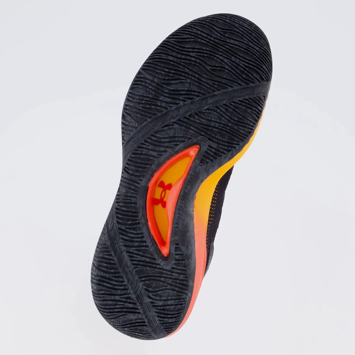Tênis Under Armour Hooper Preto e Laranja Preto/Laranja 5