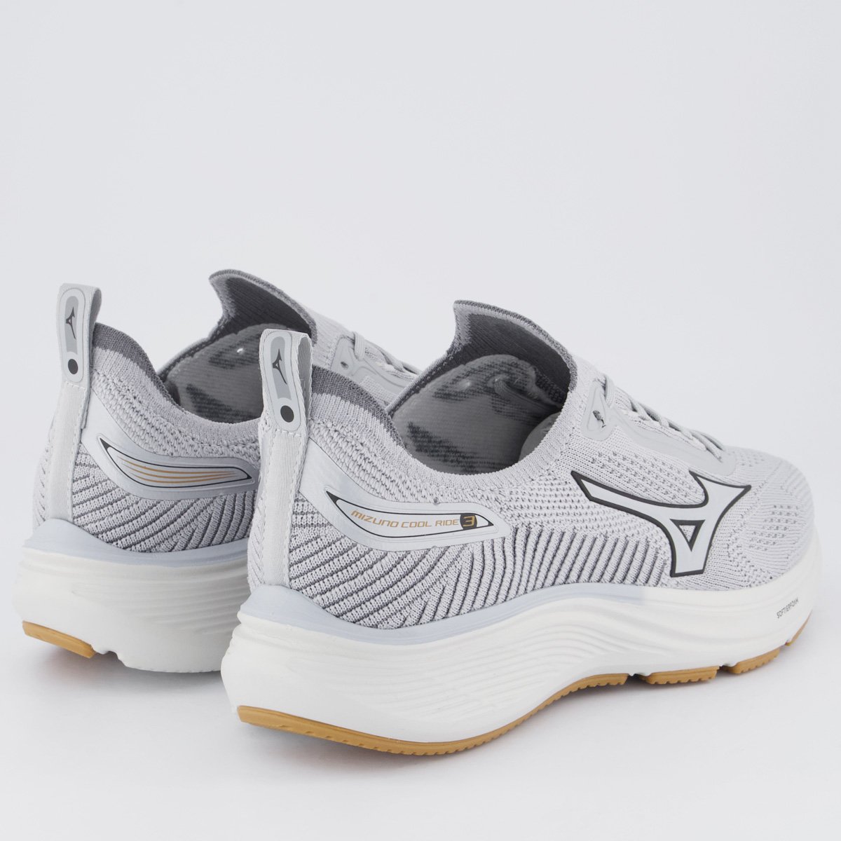 Tênis Mizuno Cool Ride 3 Cinza Cinza 3