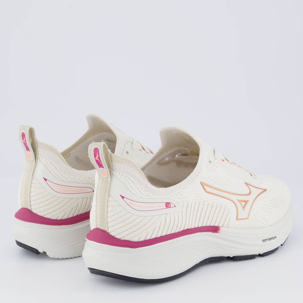 Tênis Mizuno Cool Ride 3 Feminino Bege Bege 3