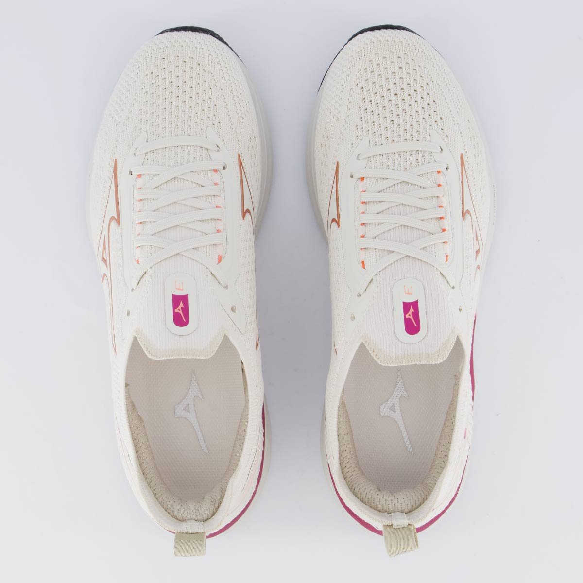 Tênis Mizuno Cool Ride 3 Feminino Bege Bege 4
