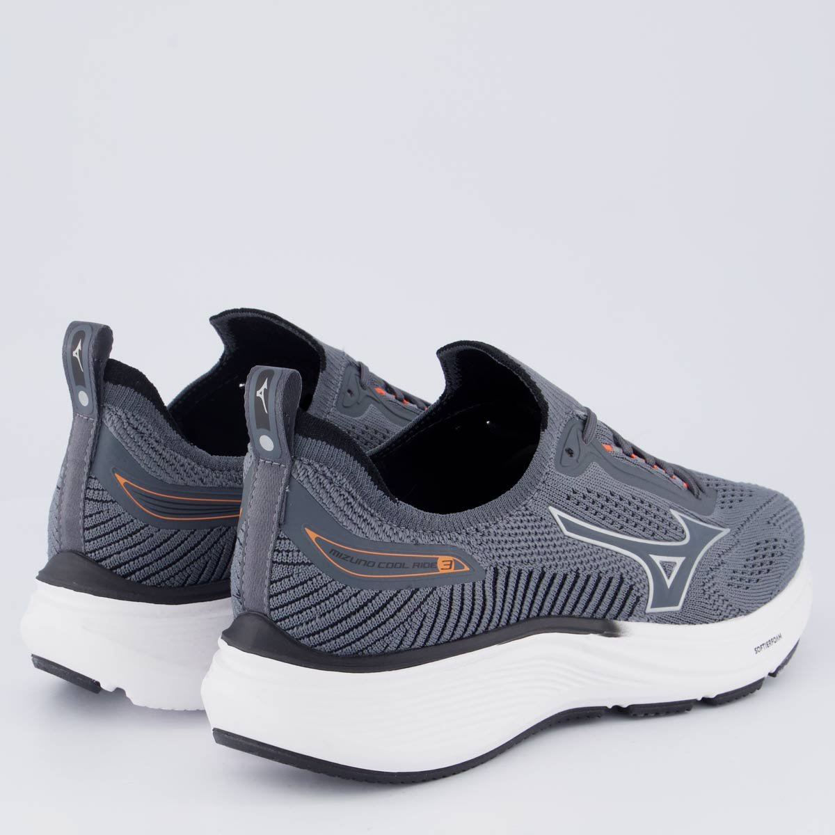 Tênis Mizuno Cool Ride 3 Cinza Escuro Cinza Escuro