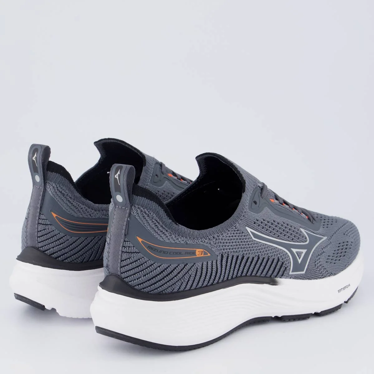 Tênis Mizuno Cool Ride 3 Cinza Escuro Cinza Escuro 3