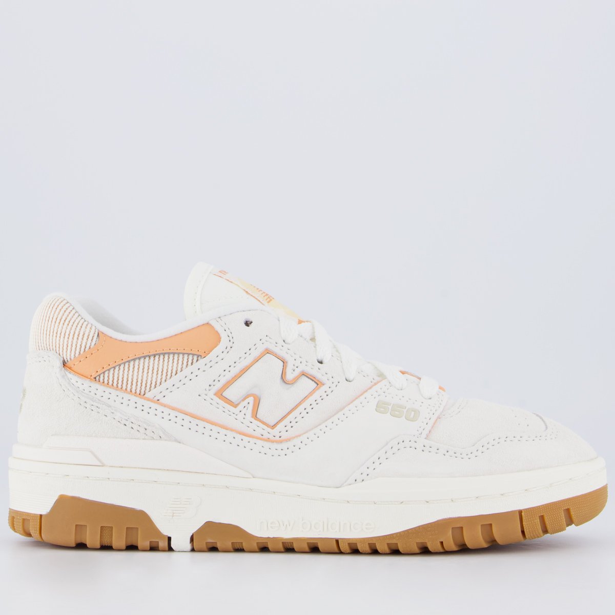 Tênis New Balance 550 Feminino Bege e Laranja