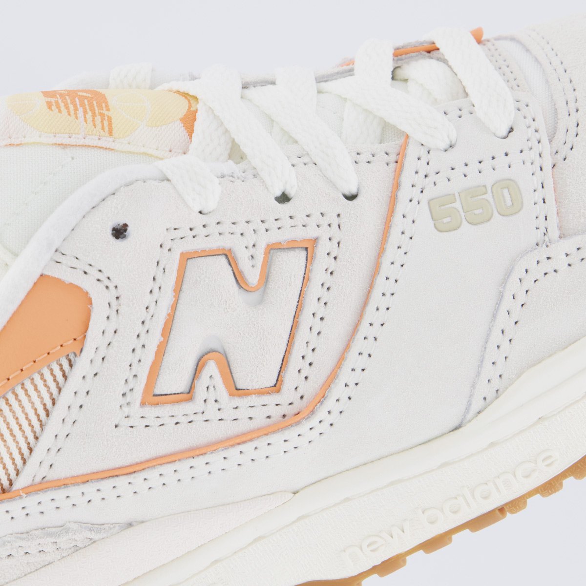 Tênis New Balance 550 Feminino Bege e Laranja Bege/Laranja 7