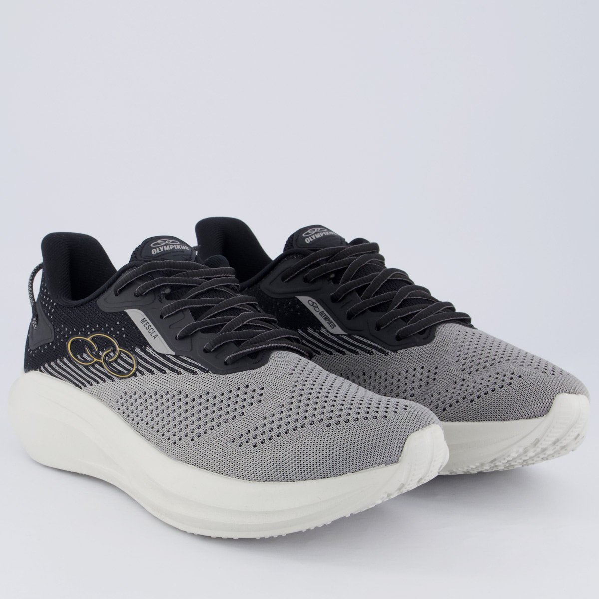 Tênis Olympikus Mescla Preto e Cinza Preto/Cinza 2