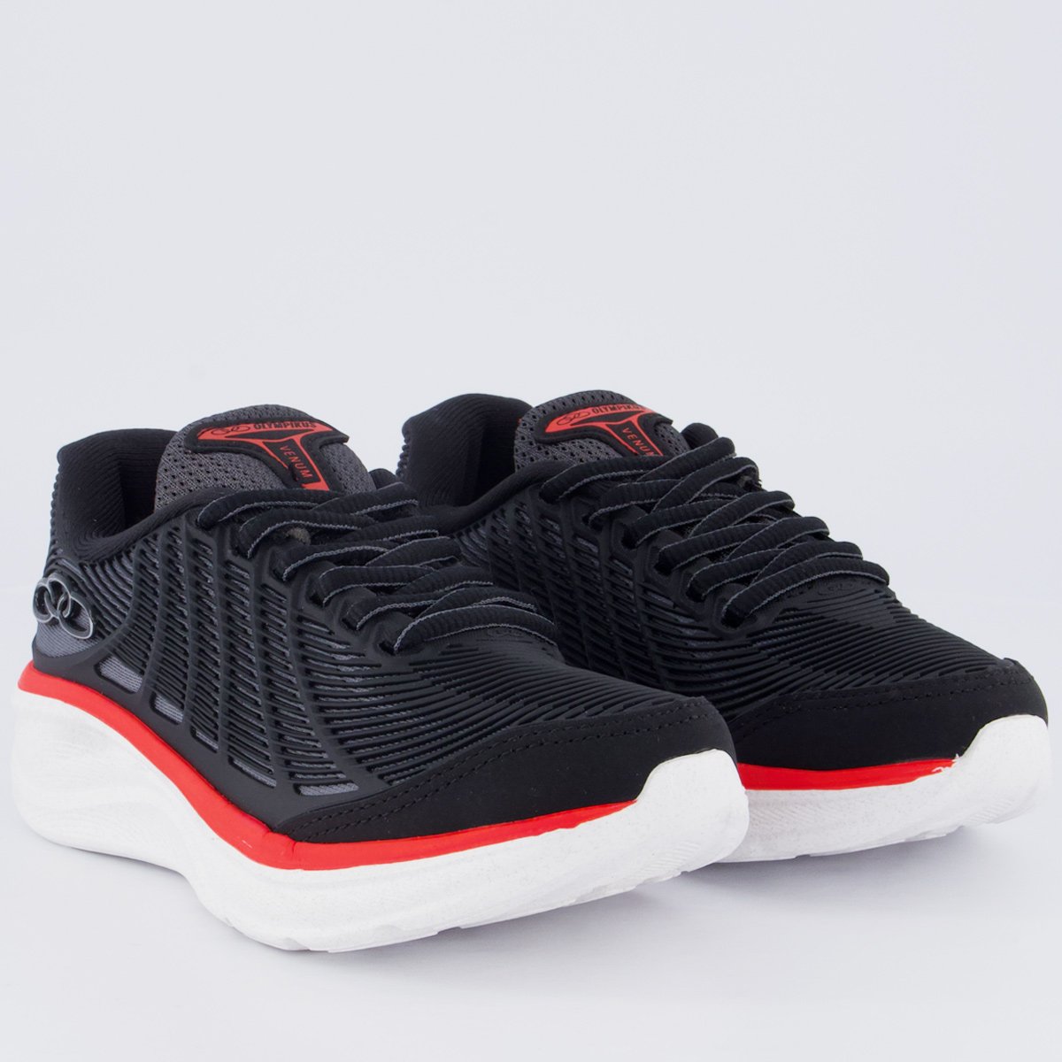 Tênis Olympikus Venum 2 Juvenil Preto e Vermelho Preto/Vermelho 2