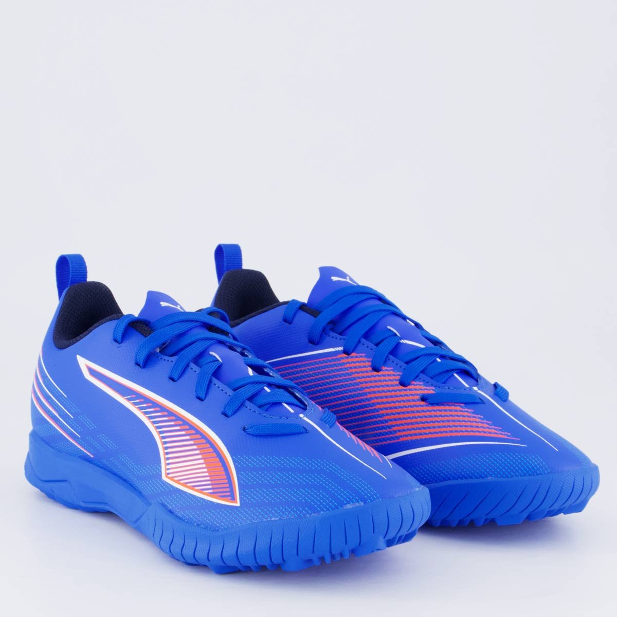 Chuteira Puma Ultra 6 Play TT Society Juvenil Azul Azul 2