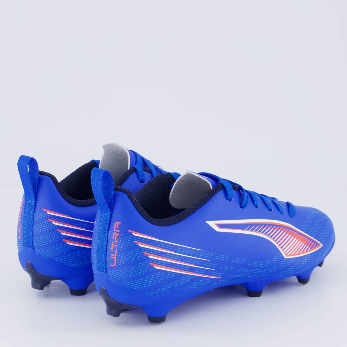 Chuteira Puma Ultra 6 Play FG/AG Campo Juvenil Azul Azul 3