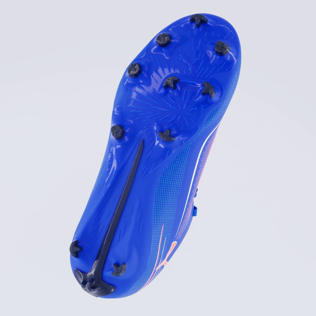 Chuteira Puma Ultra 6 Play FG/AG Campo Juvenil Azul Azul 5
