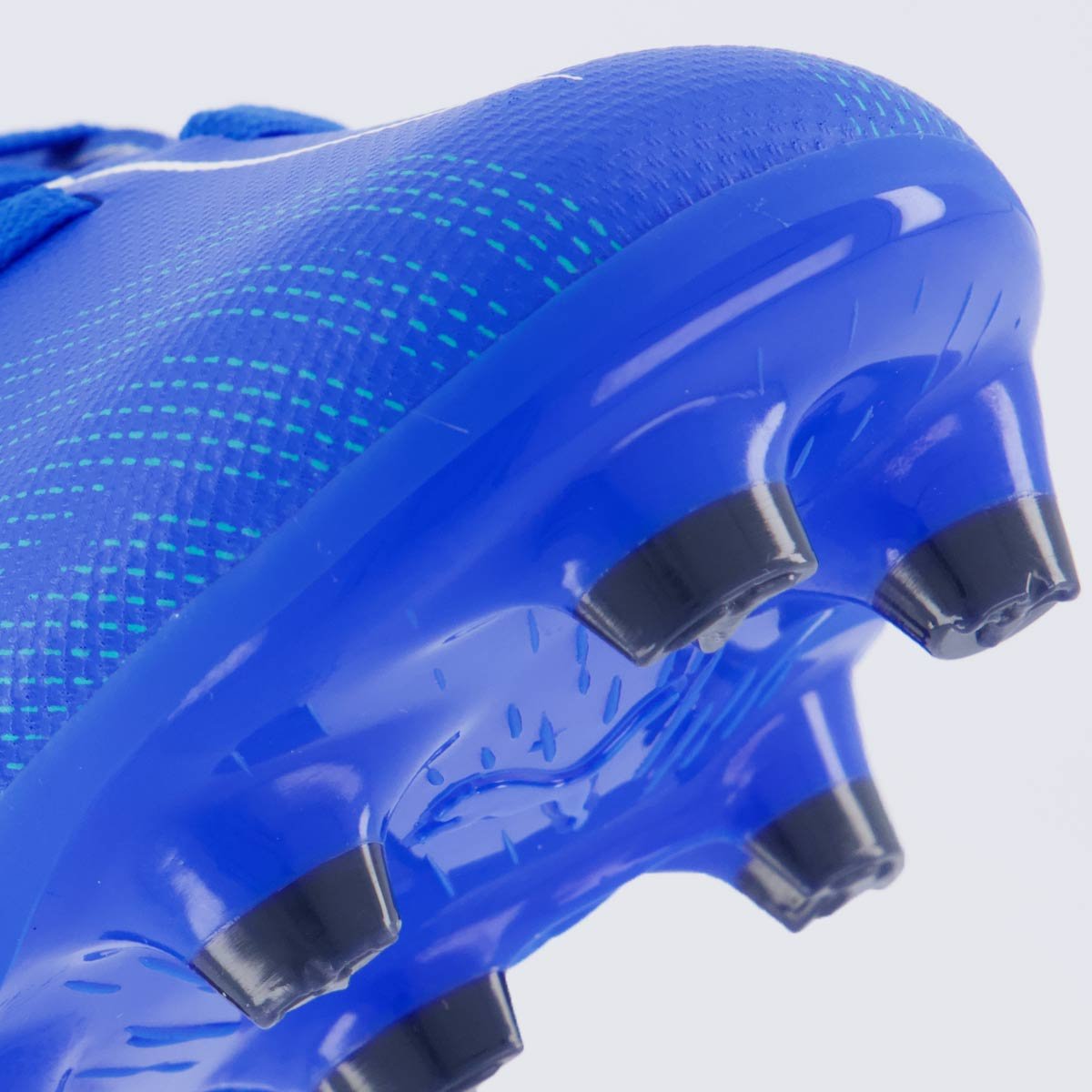 Chuteira Puma Ultra 6 Play FG/AG Campo Juvenil Azul Azul 8