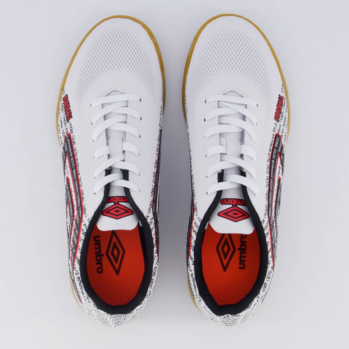 Chuteira Umbro Football Futsal Branca Branco 4
