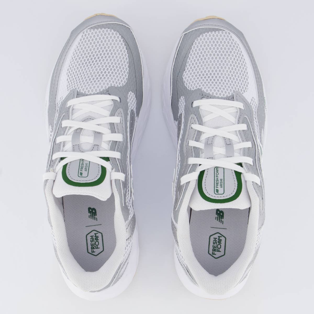 Tênis New Balance Fresh Foam Arishi V4 Prata Cinza/Branco 4
