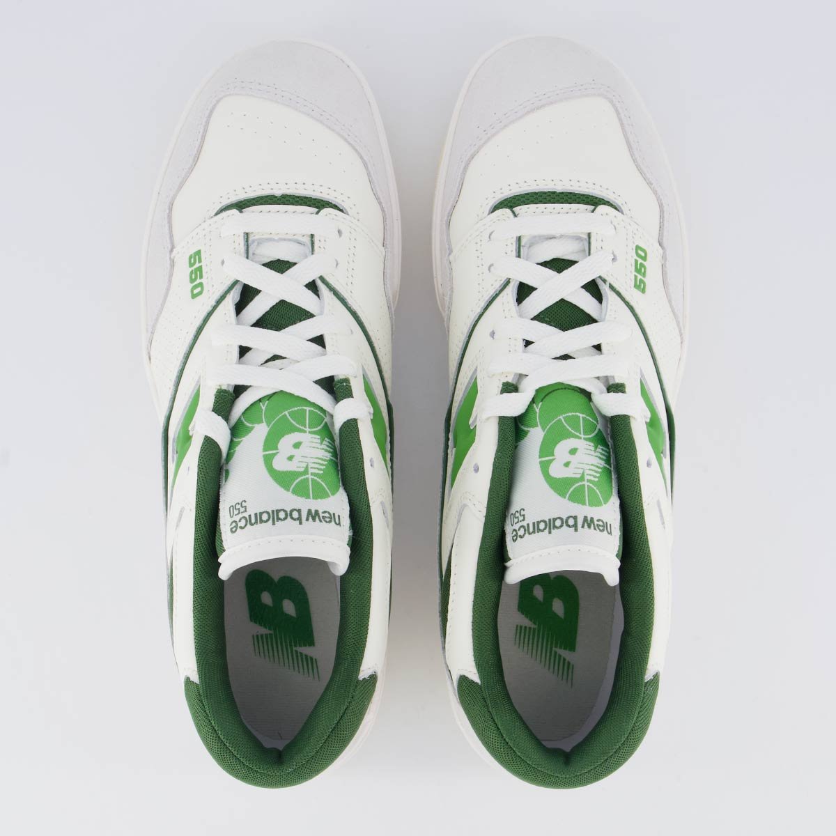 Tênis New Balance 550 Off White e Verde Off White/Verde 4