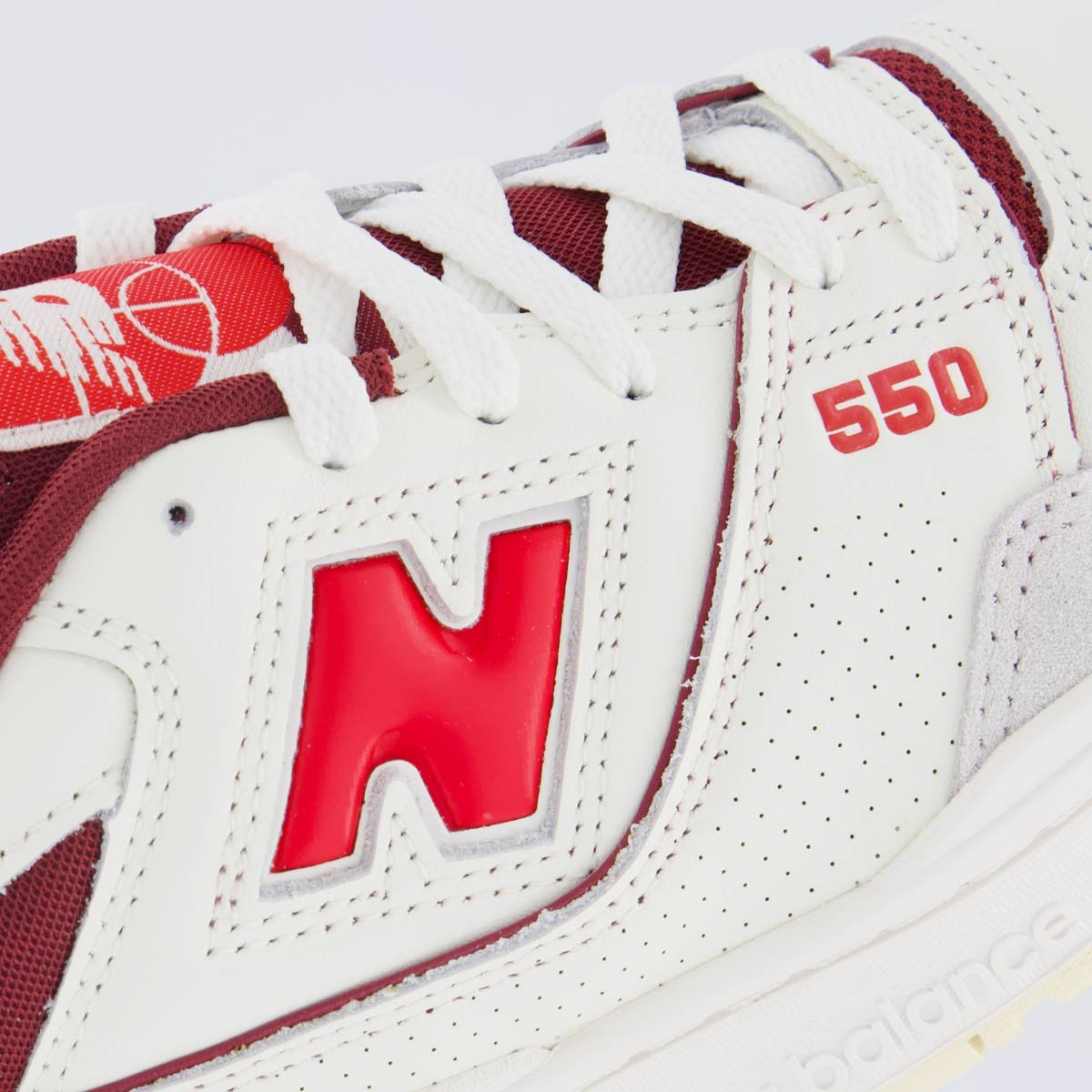 Tênis New Balance 550 Bege e Bordô Bege/Bordô 7