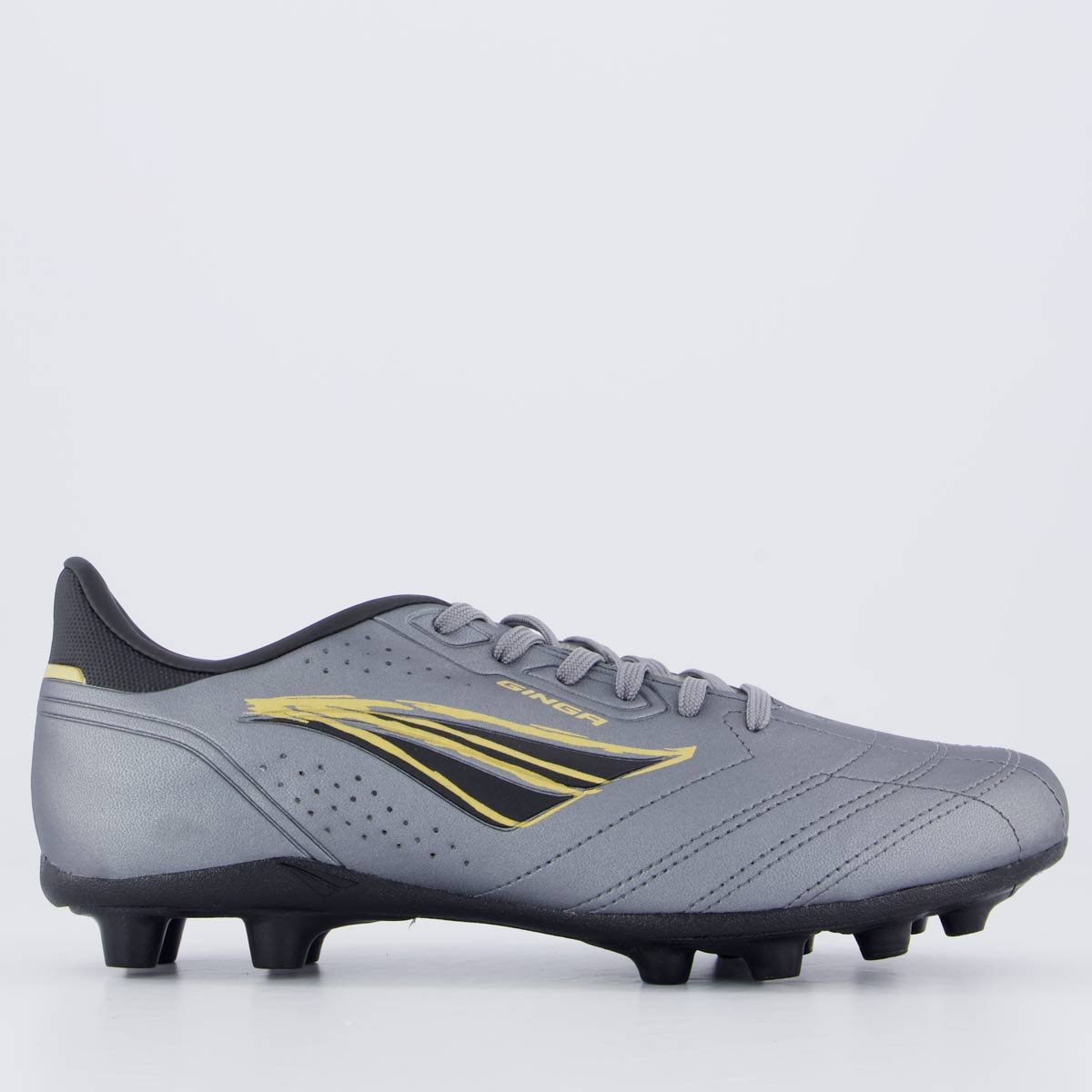 Chuteira Penalty Ginga Y-1 Campo Cinza