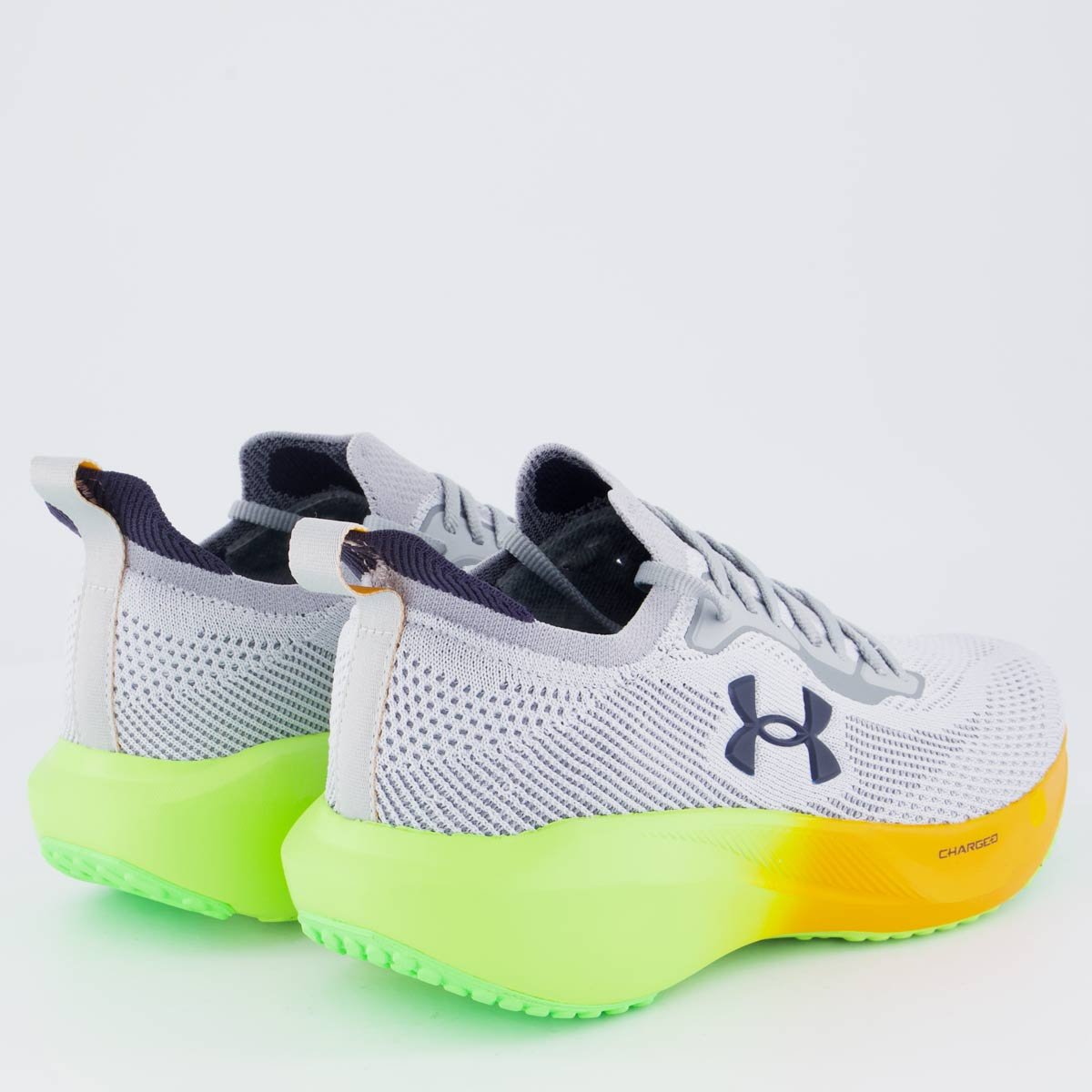 Tênis Under Armour Charged Slight 3 SE Cinza Cinza/Laranja 3