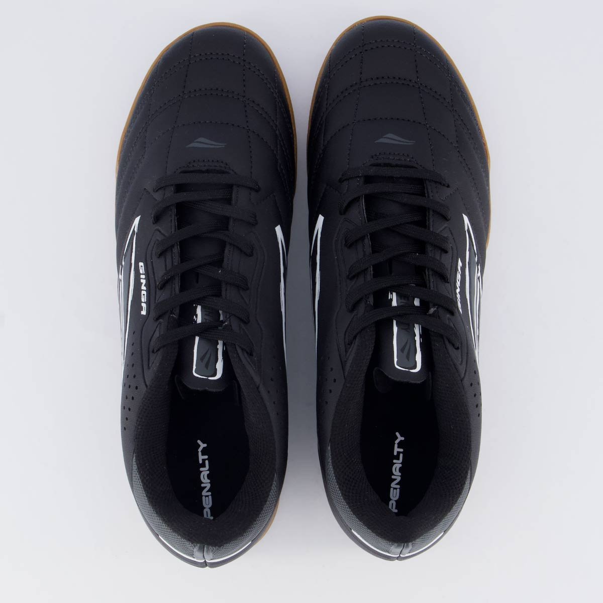 Chuteira Penalty Ginga Y-1 Futsal Preta Preto 4