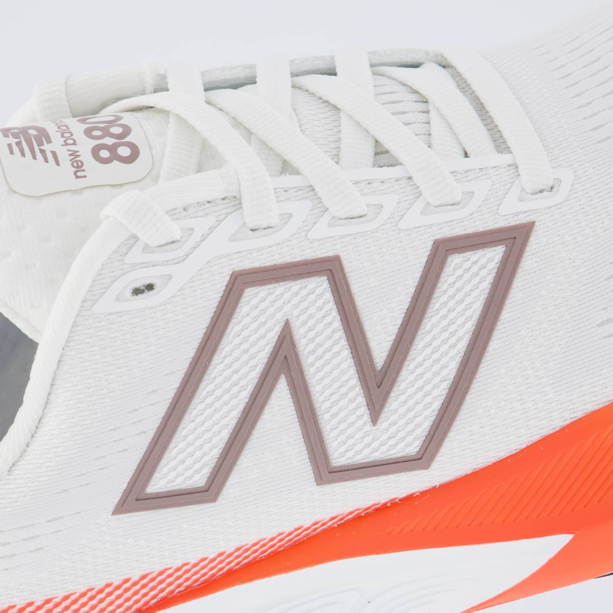 Tênis New Balance Fresh Foam X 880 V15 Feminino Off White Off White/Laranja 7