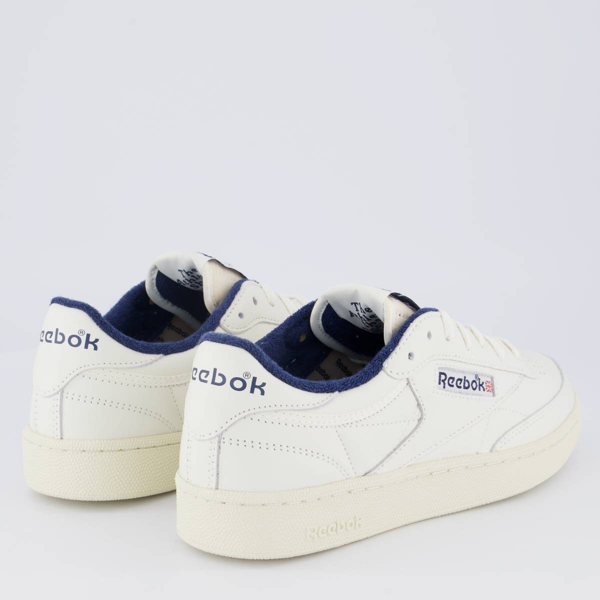 Tênis Reebok Club C 85 Vintage Off White e Marinho Off White/Azul 3