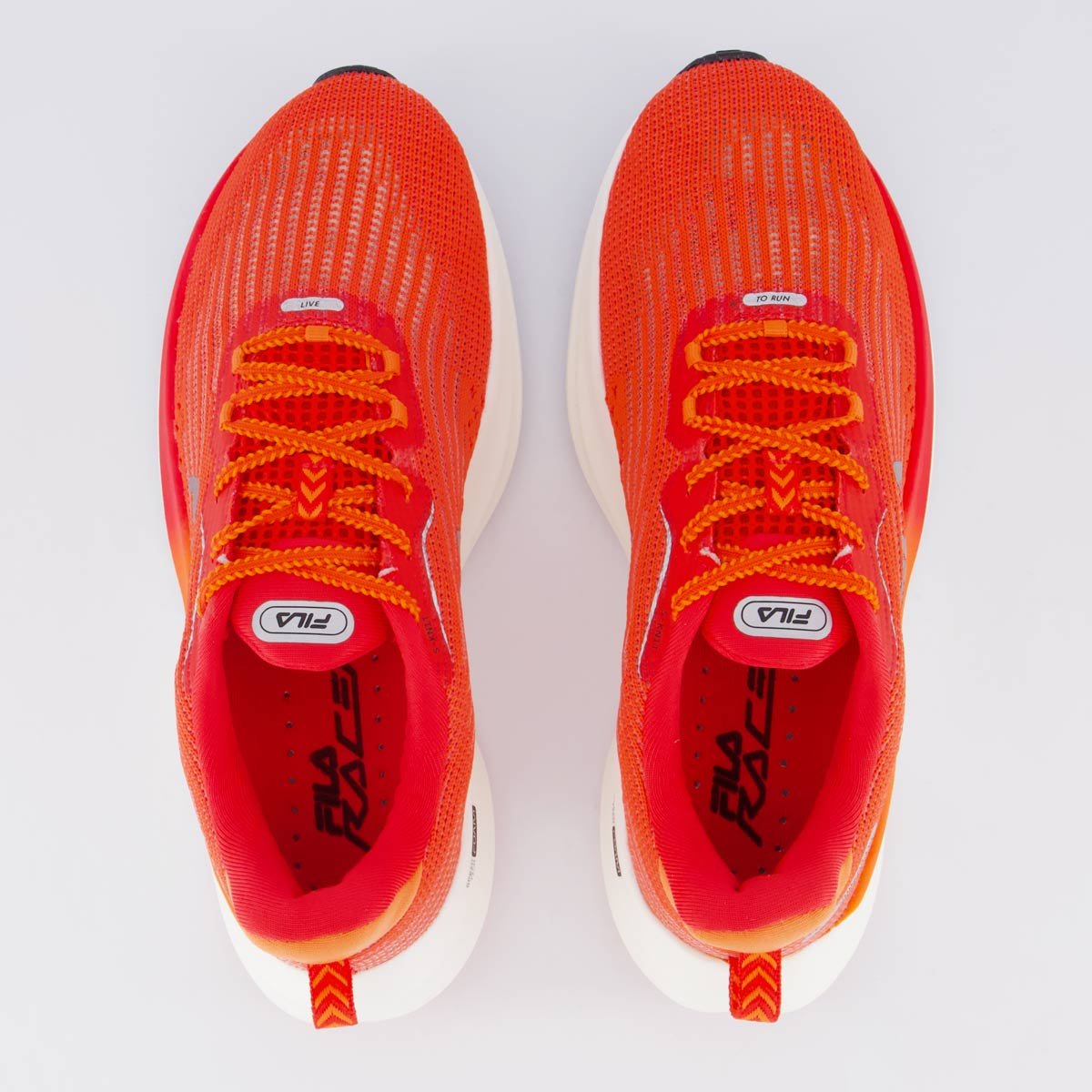 Tênis Fila Racer Speedzone Feminino Vermelho Laranja 4