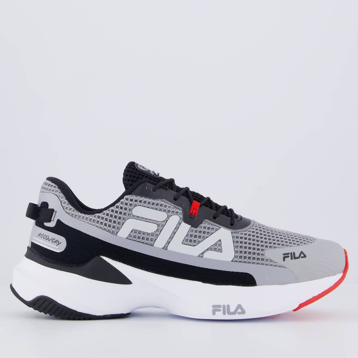 Tênis Fila Recovery Cinza e Preto