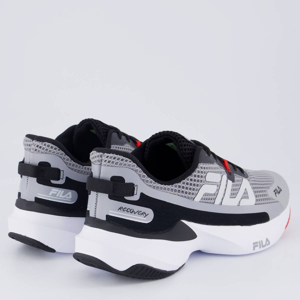 Tênis Fila Recovery Cinza e Preto Cinza/Preto 3