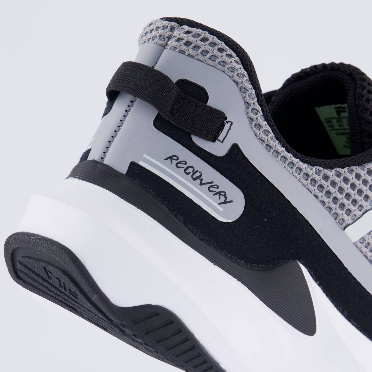 Tênis Fila Recovery Cinza e Preto Cinza/Preto 6