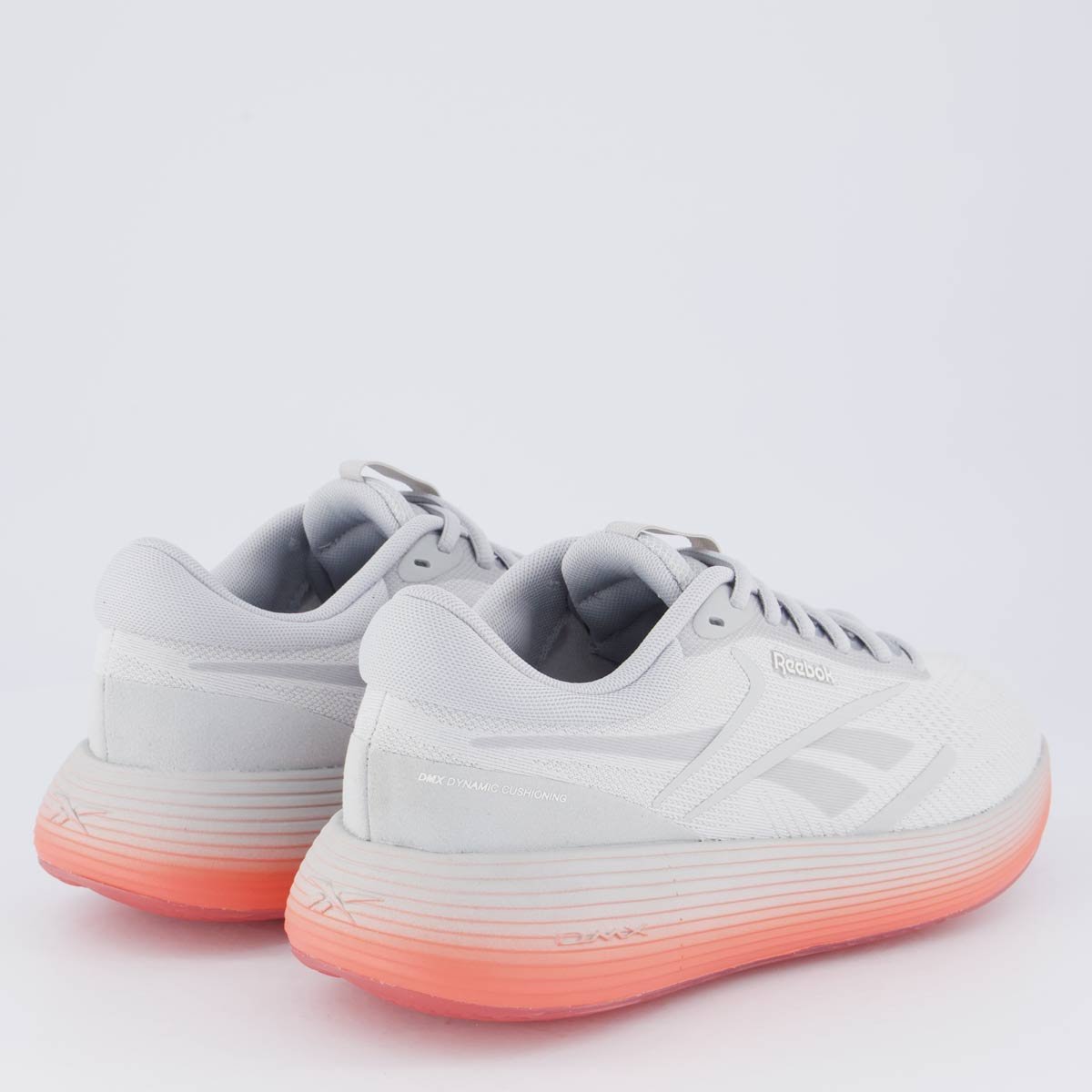 Tênis Reebok DMX Comfort 2.0 Feminino Cinza e Lara Cinza/Laranja 3